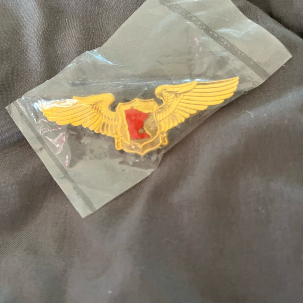 Gold Winged Emblem Pin